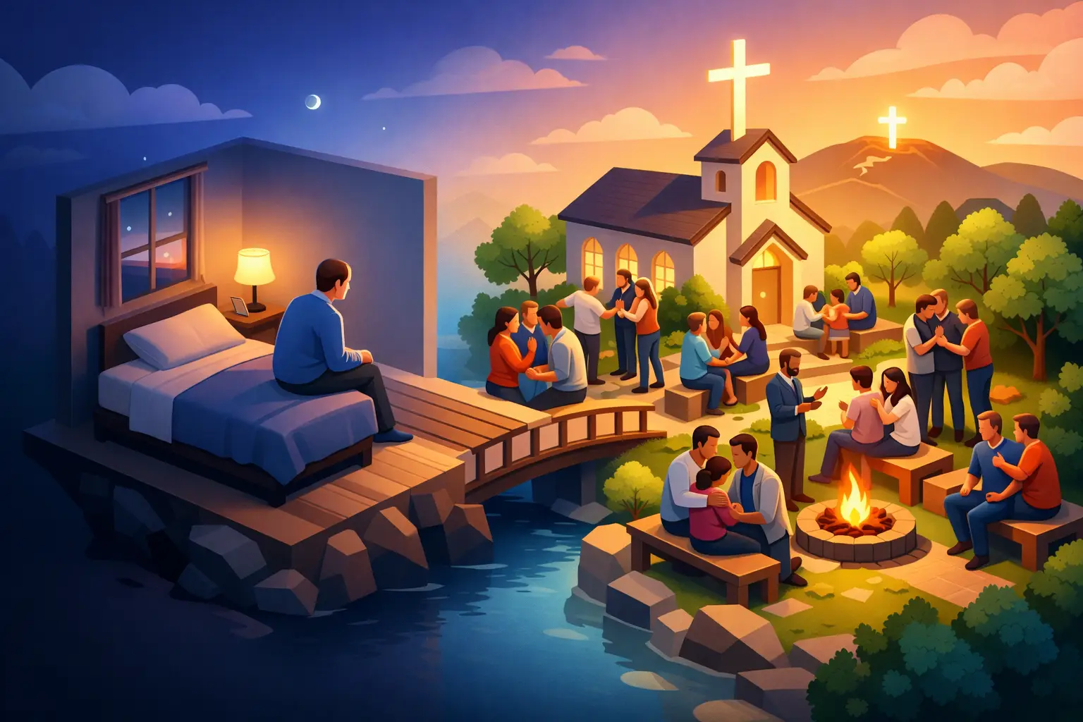 Christian Community for Lonely Adults